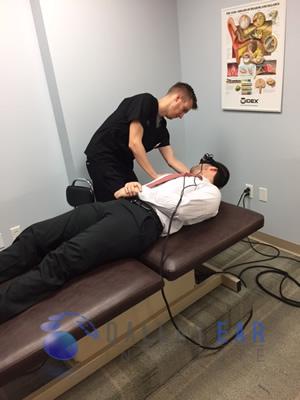 Videonystagmography doctor assessment